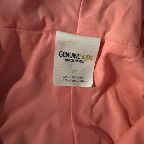 Genuine Kids OshKosh Toddler Girls Reversible Poncho size 3T - Picture 6 of 7